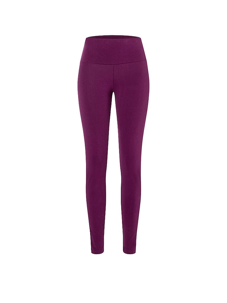 THE SPIRIT OF OM Damen Yogatight Basic Satya Viola beere | S