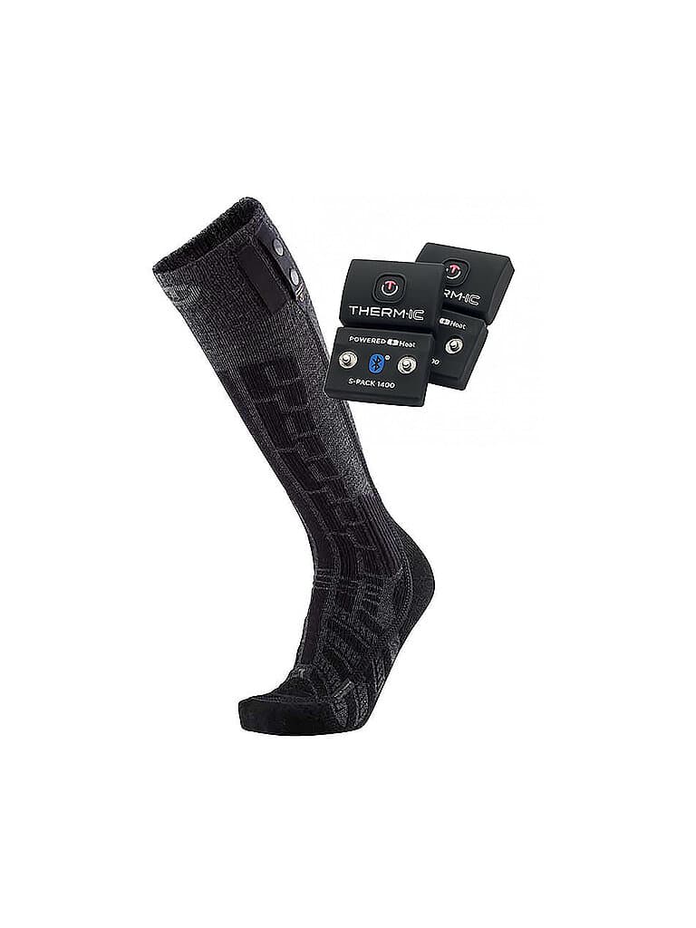 THERM-IC Beheizbare Skisocken Ultra Warm Comfort S.E.T + S-PACK 1400B schwarz | 42-44