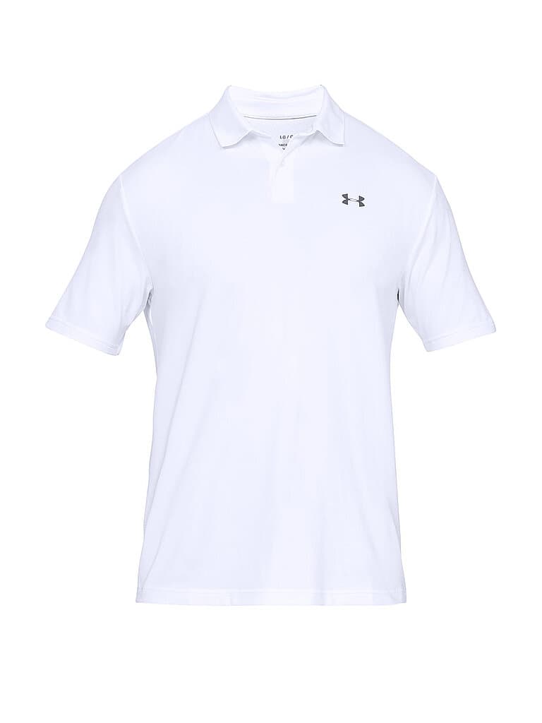 UNDER ARMOUR Herren Poloshirt UA Performance Polo 2.0 weiss | M