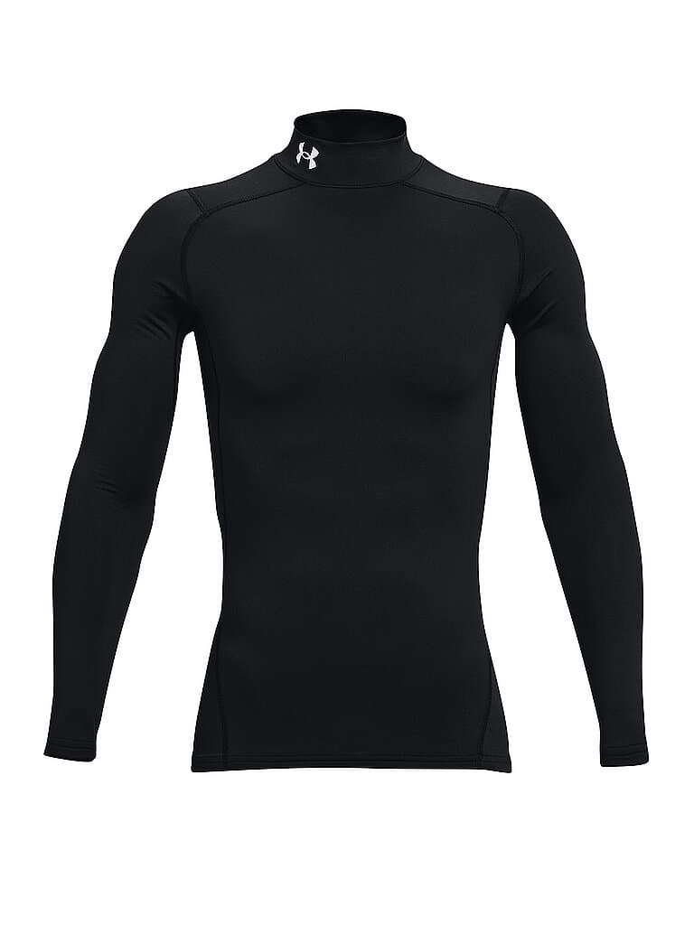 UNDER ARMOUR Herren Fitnessshirt ColdGear® Compression Mock schwarz | XXL