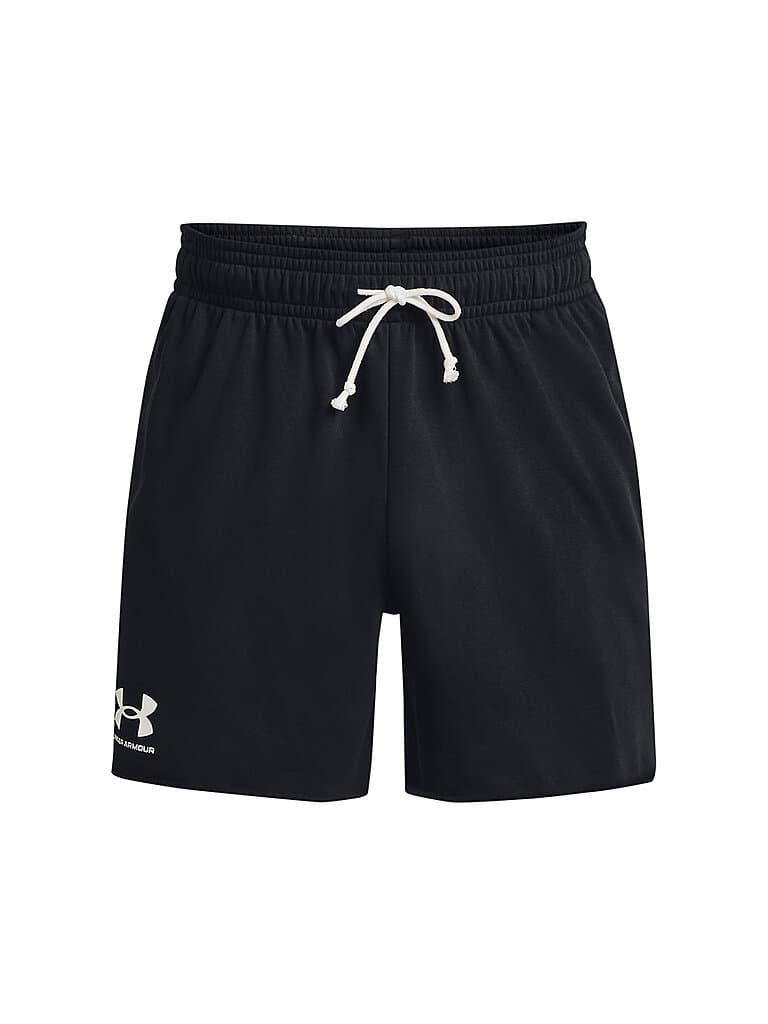 UNDER ARMOUR Herren Shorts UA Rival French Terry schwarz | XXL