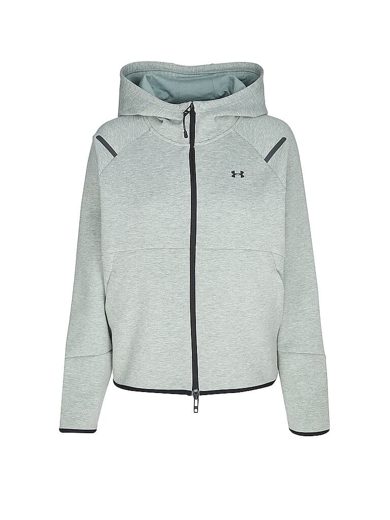 UNDER ARMOUR Damen Kapuzenjacke UA Unstoppable Fleece mit durchgehendem Zip mint | S