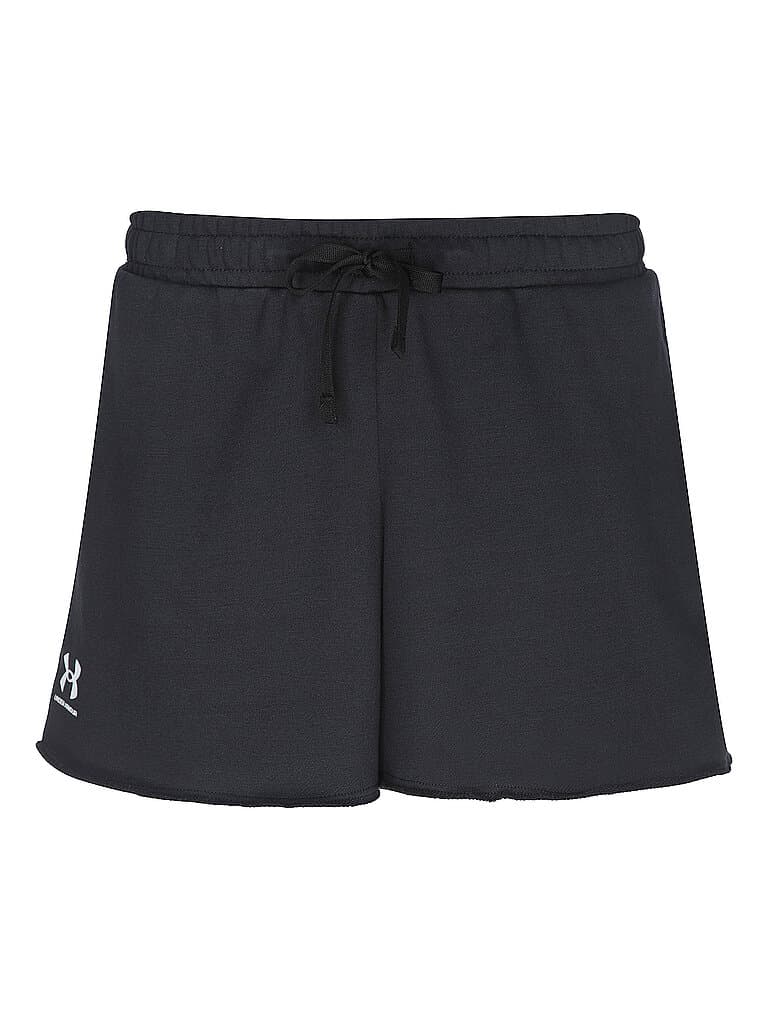 UNDER ARMOUR Damen Shorts UA Rival Terry schwarz | XL