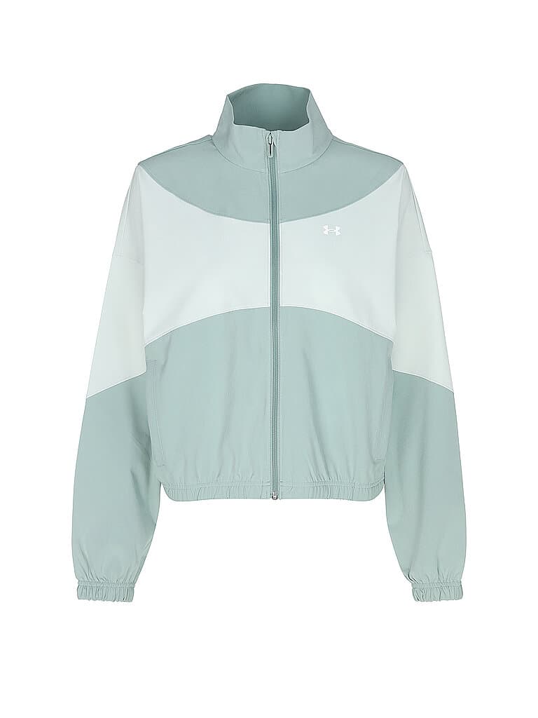 UNDER ARMOUR Damen Kapuzenjacke Rival Woven mint | L