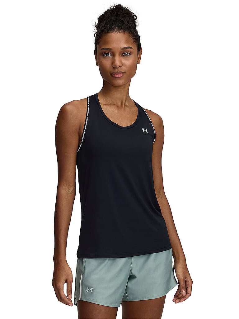 UNDER ARMOUR Damen Fitnesstank UA Tech™ Knockout schwarz | XL