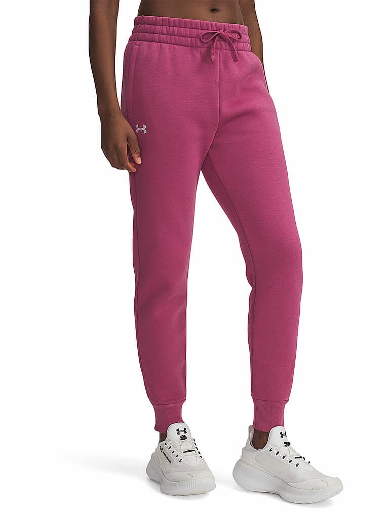 UNDER ARMOUR Damen Jogginghose UA Rival Fleece beere | XL