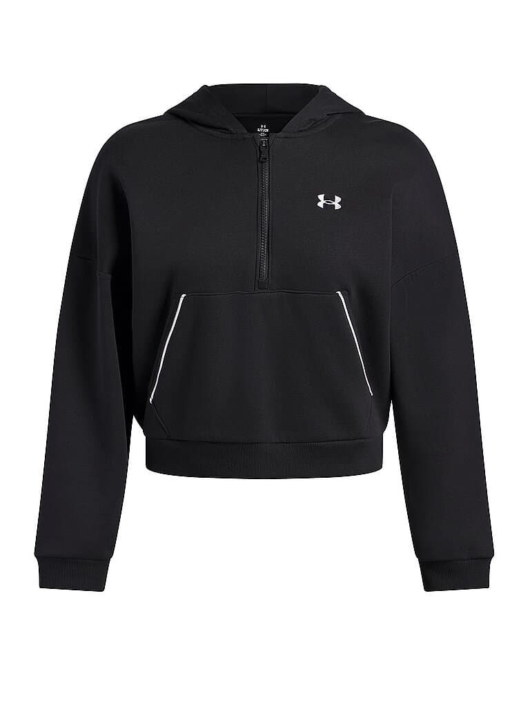 UNDER ARMOUR Damen Hoodie UA Rival Fleece Piped schwarz | L