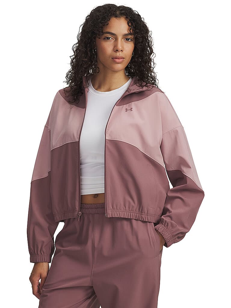 UNDER ARMOUR Damen Jacke UA Rival Woven beere | L