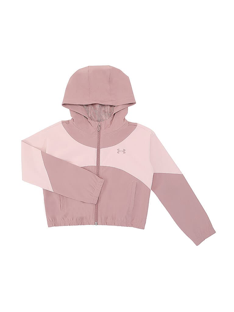 UNDER ARMOUR Mädchen Jacke UA Rival Woven Hoodie beere | 158-170