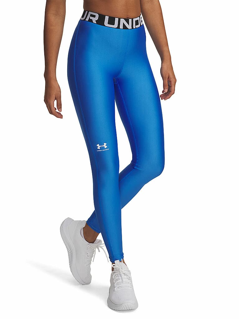 UNDER ARMOUR Damen Fitnesstight HeatGear® Authentics blau | XL