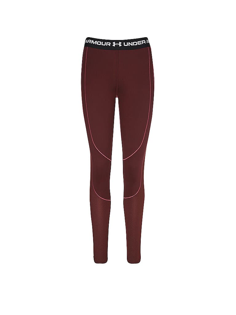UNDER ARMOUR Damen Fitnesstight ColdGear® dunkelrot | XL