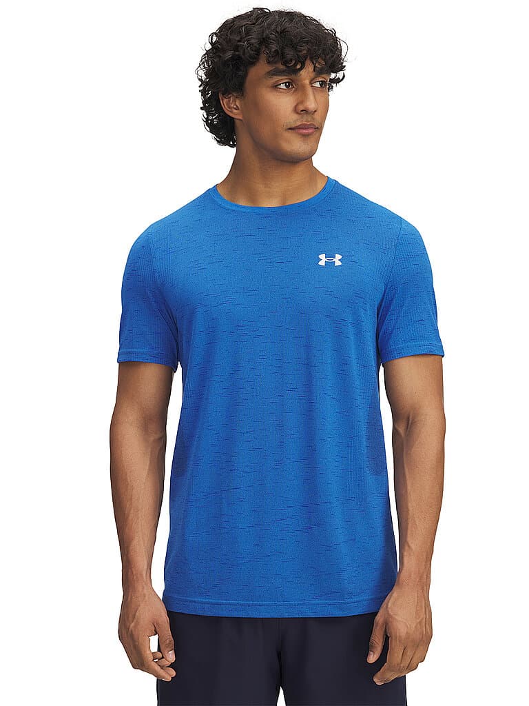 UNDER ARMOUR Herren Fitnessshirt UA Vanish Seamless blau | XL