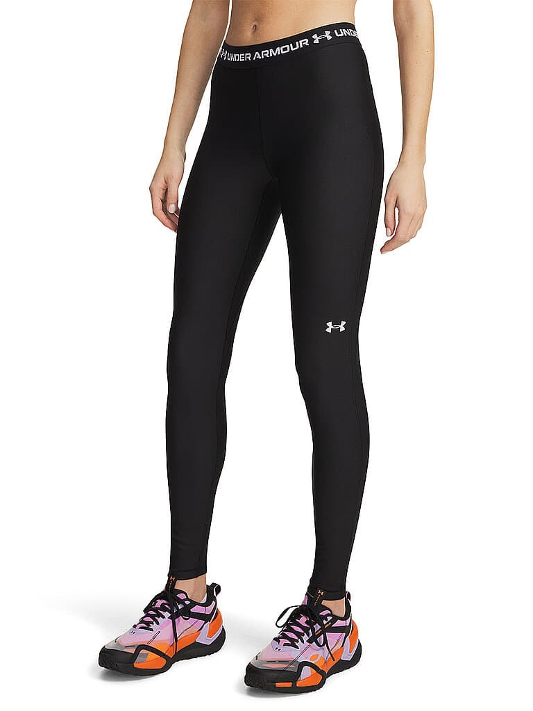 UNDER ARMOUR Damen Fitnesstight HeatGear® schwarz | XL