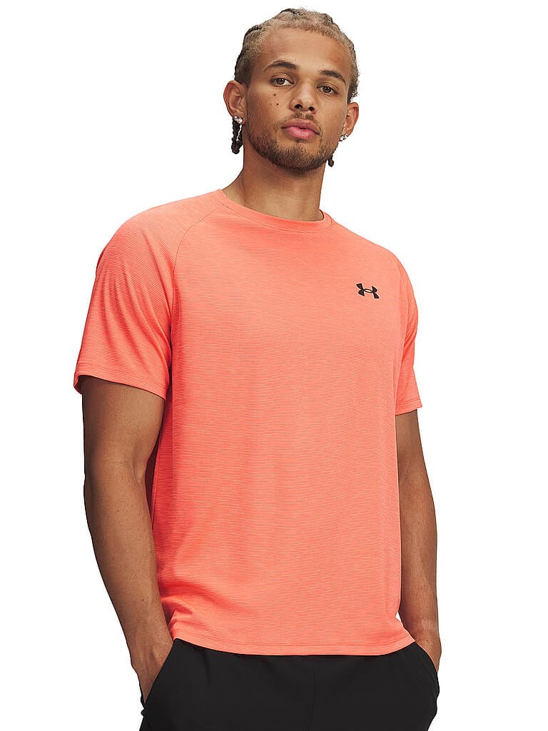 UNDER ARMOUR Herren Fitnessshirt UA Tech™ Strukturiert rot | XXL