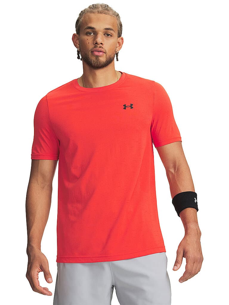 UNDER ARMOUR Herren Fitnessshirt UA Vanish Seamless rot | XXL