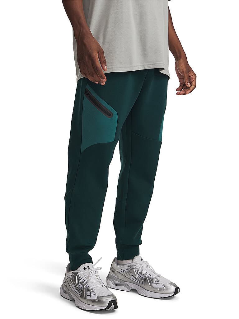 UNDER ARMOUR Herren Jogginghose Unstoppable dunkelgrün | XL
