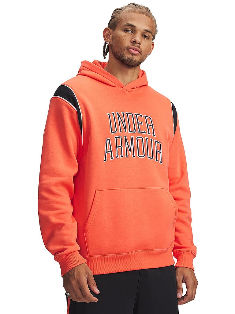 UNDER ARMOUR Herren Hoodie UA Rival Fleece rot | XXL