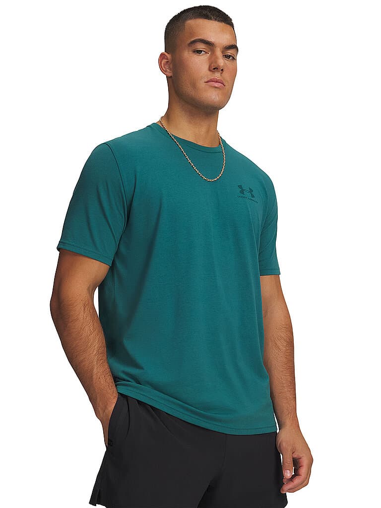 UNDER ARMOUR Herren T-Shirt UA Sportstyle dunkelgrün | XXL