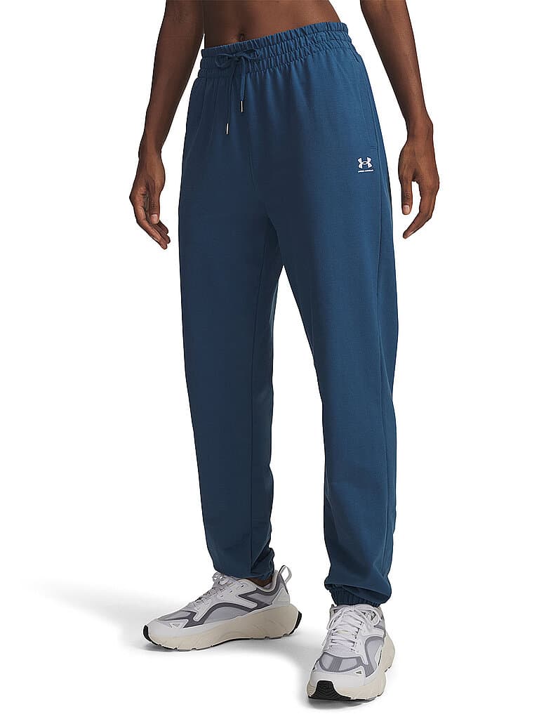 UNDER ARMOUR Damen Jogginghose UA Sport Terry petrol | XL