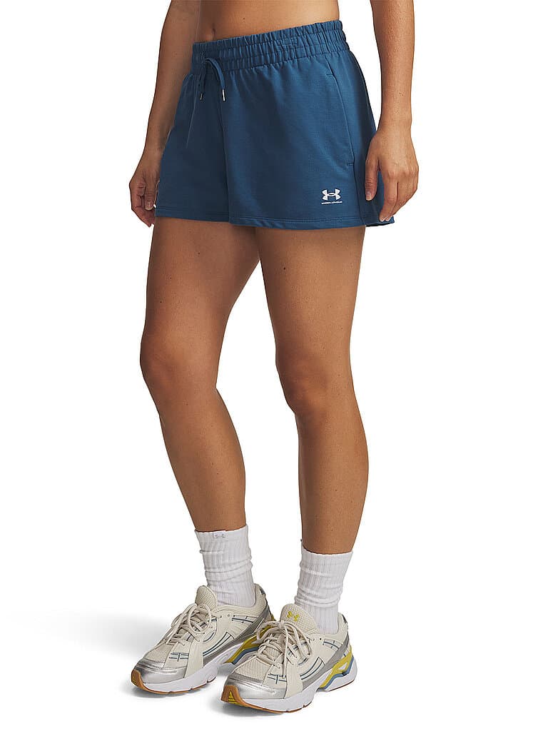UNDER ARMOUR Damen Short UA Sport Terry dunkelblau | XL