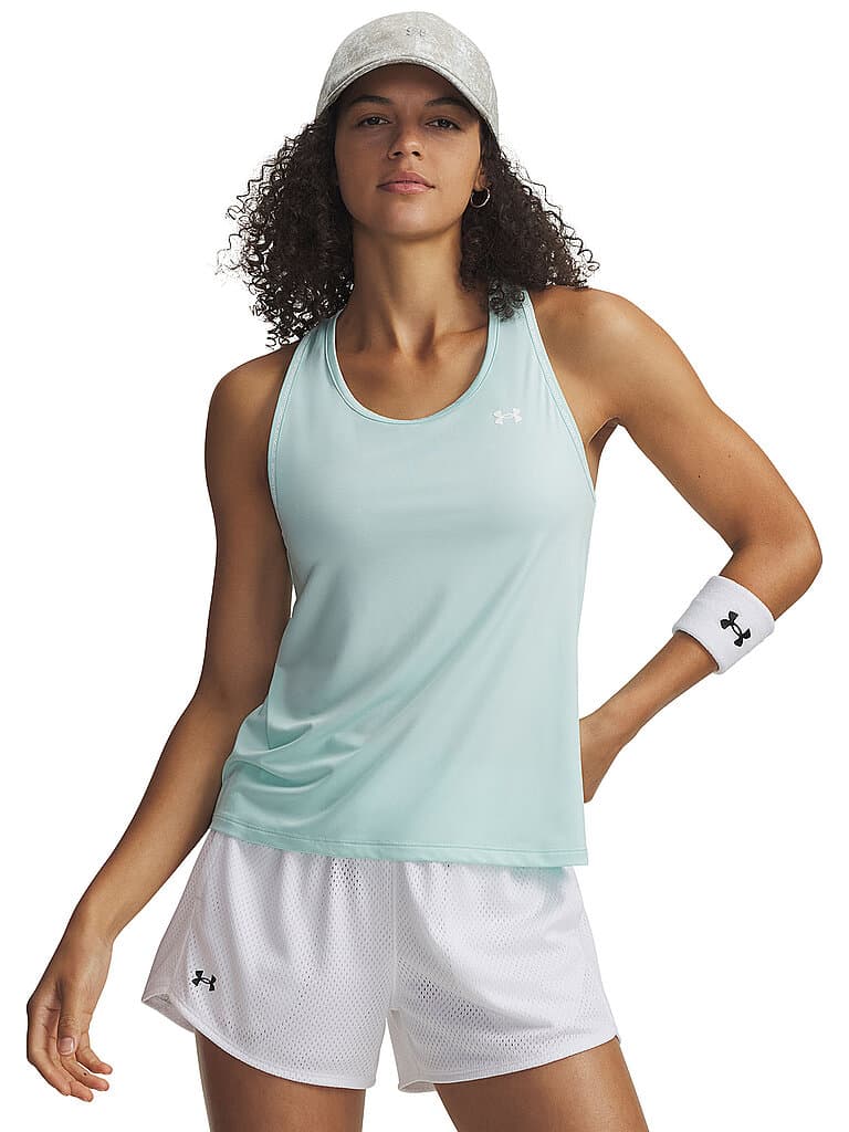 UNDER ARMOUR Damen Fitnesstank UA Tech™ Knockout mint | XL