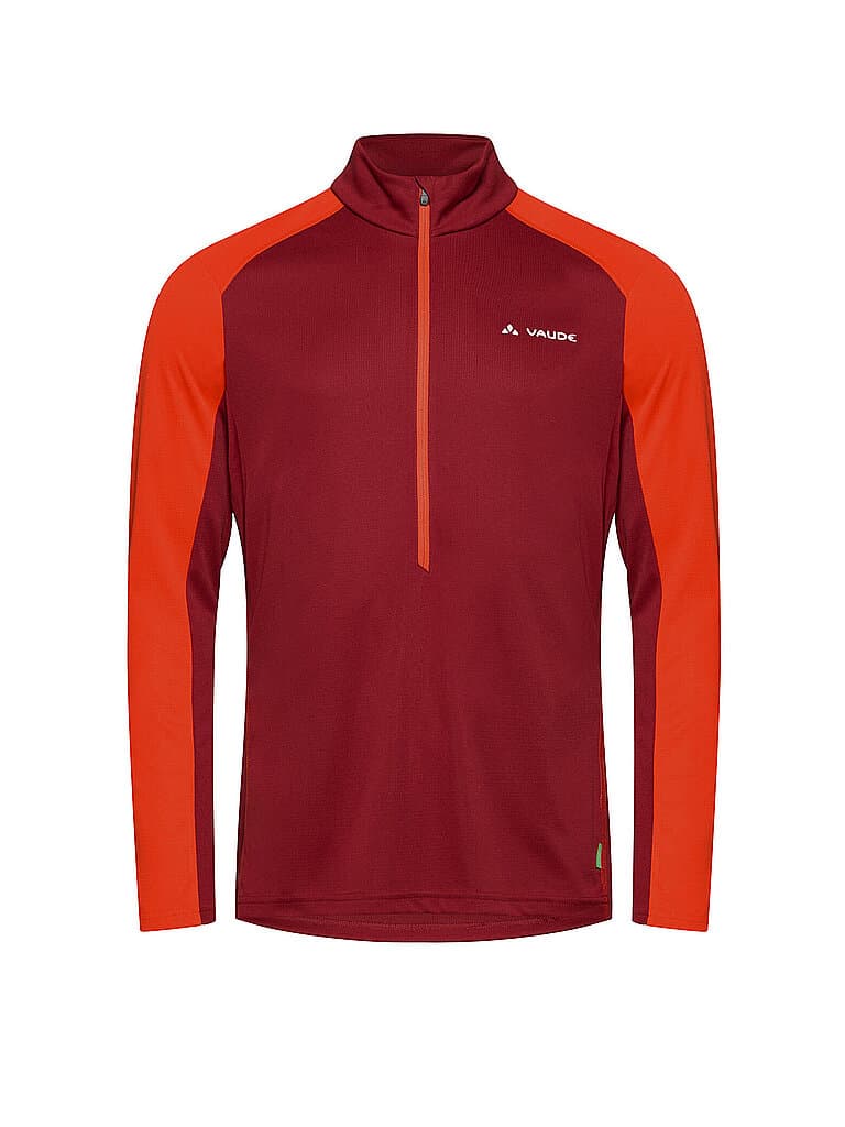 VAUDE Herren Funktions Zipshirt Larice Light Shirt II dunkelrot | XXL