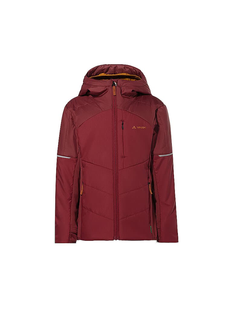 VAUDE Kinder Hybridjacke Capacida II Hoodie rot | 146-152