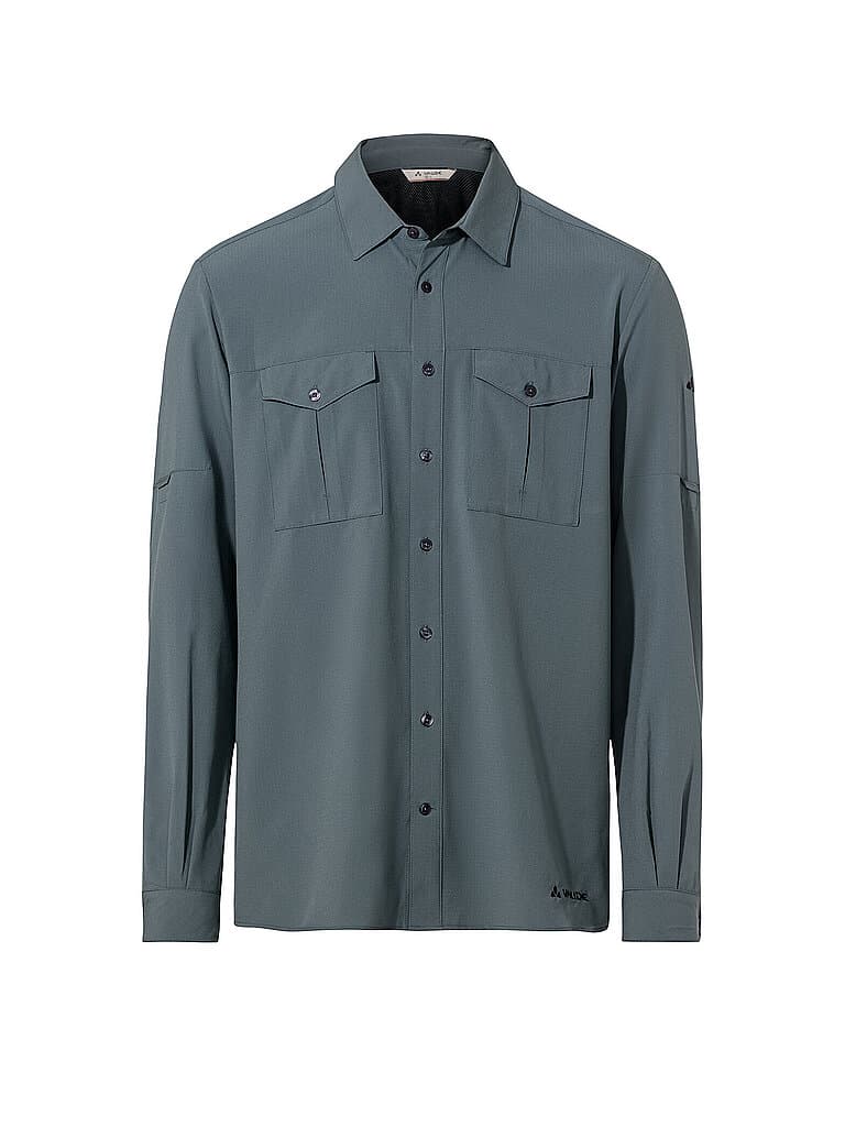 VAUDE Herren Hemd Rosemoor II Uni grau | XXXL