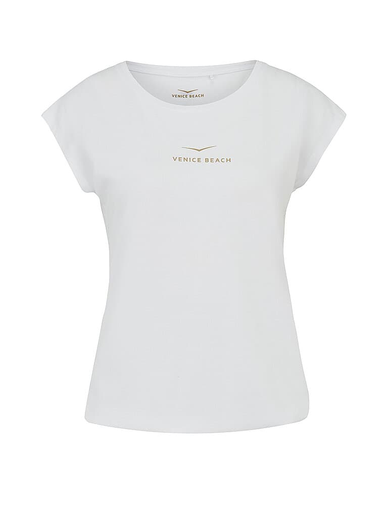 VENICE BEACH Damen Fitnessshirt Wonder weiss | XL