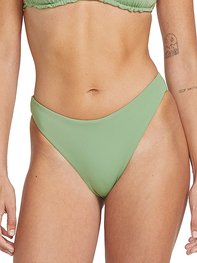 VOLCOM Damen Bikinihose Simply Seamless Skimpy hellgrün | L
