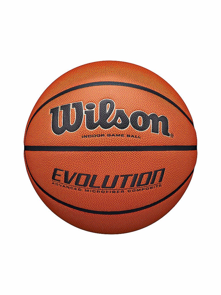 WILSON Basketball Evolution Indoor Game Ball braun