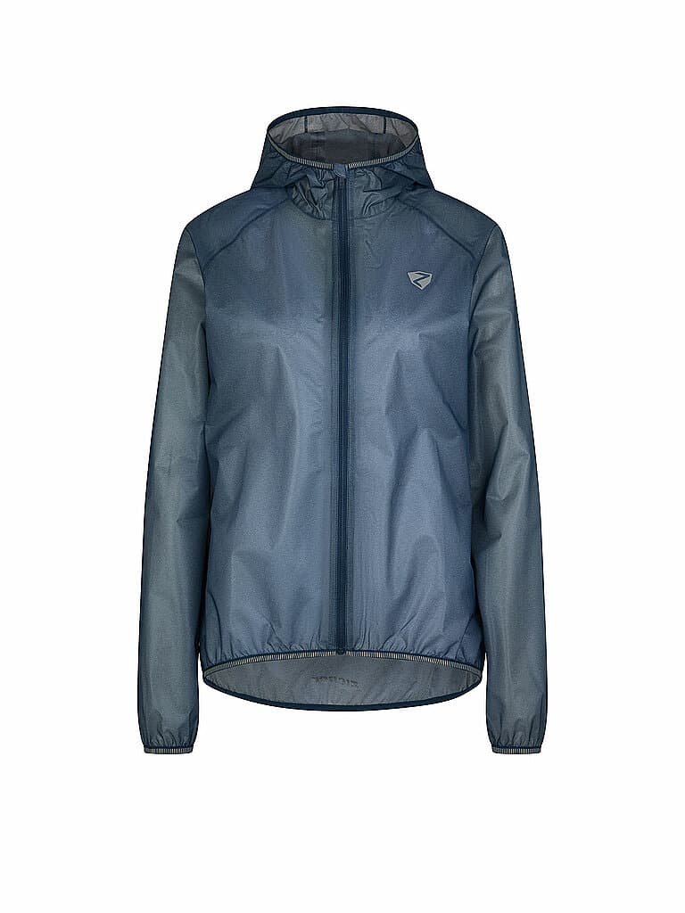ZIENER Damen Regenjacke Natina Hoodie dunkelblau | 44