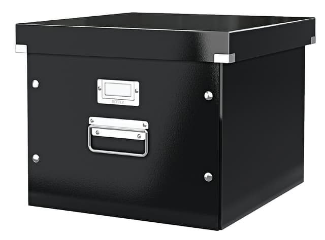 Hangmappenbox Leitz click & store WOW gerecycled karton 357x285x367mm zwart