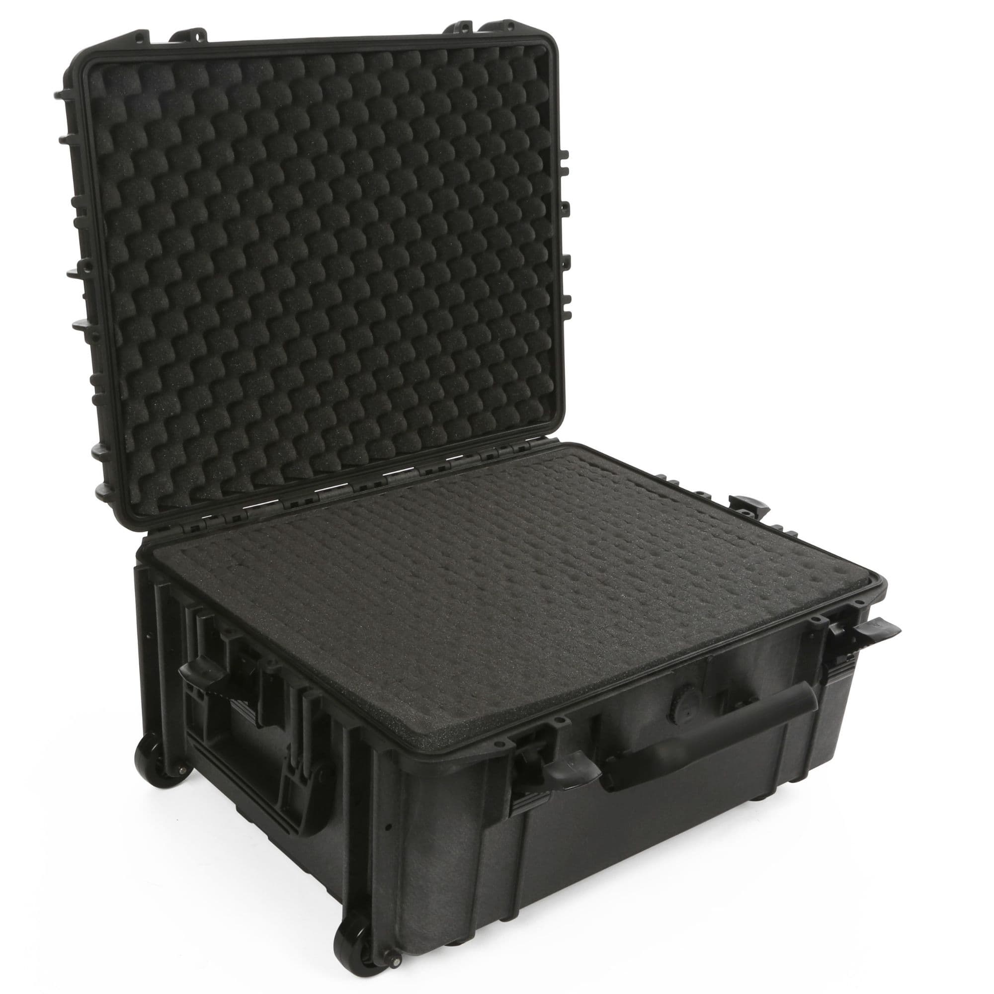 HARDE TROLLEY KOFFER - 604 x 473 x 283 mm - MET PLUKSCHUIM - 80 L