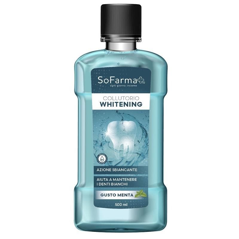 SofarmaPi Collutorio Sbiancante al Gusto di Menta - 500ml