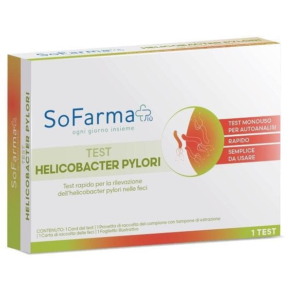 Sofarmapi Rapid Self-Test per Helicobacter Pylori - Singolo