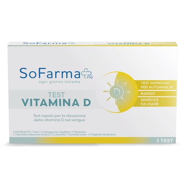 Sofarmapi Kit Test Autodiagnostico per la Vitamina D