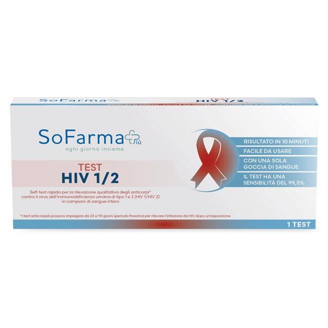 SofarmaPiu Auto-Diagnostic Test Kit per HIV 1/2