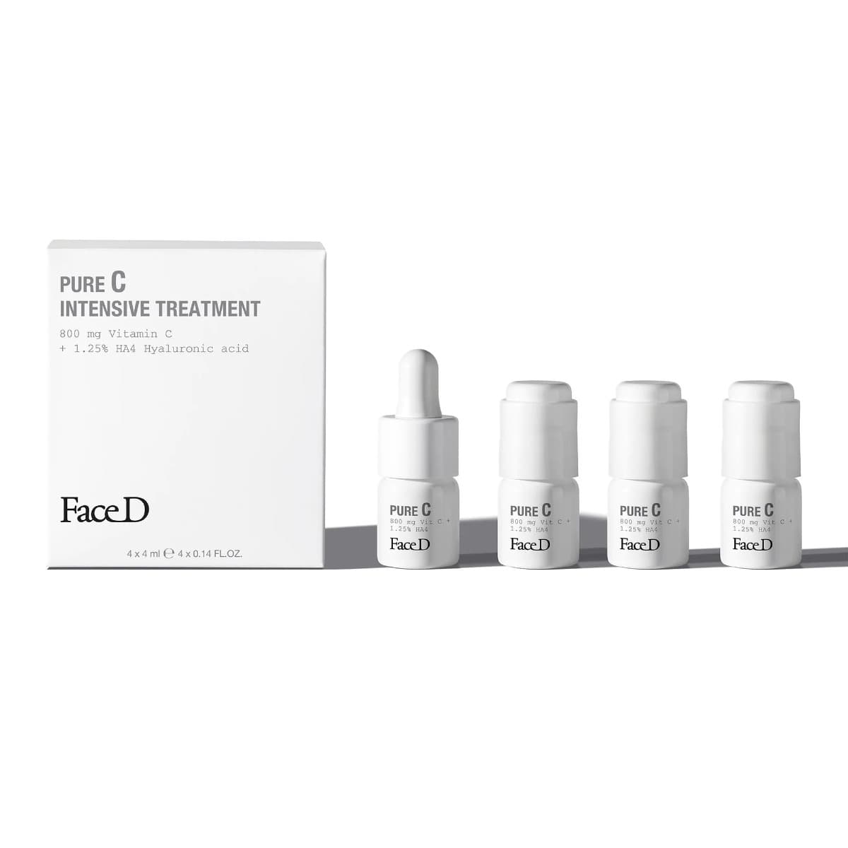 Face D Pure Vitamina C 16% In Acido Ialuronico 4x4ml