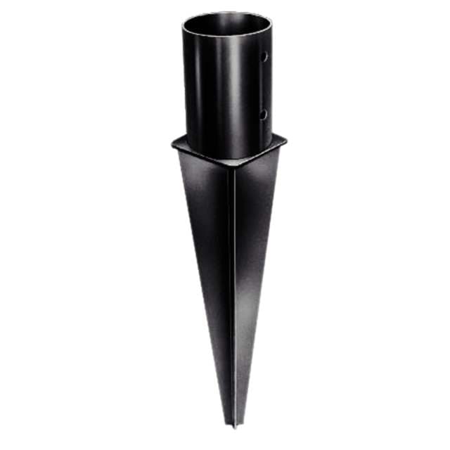 Paalhouder rond 121/900mm voor rondhout palisade