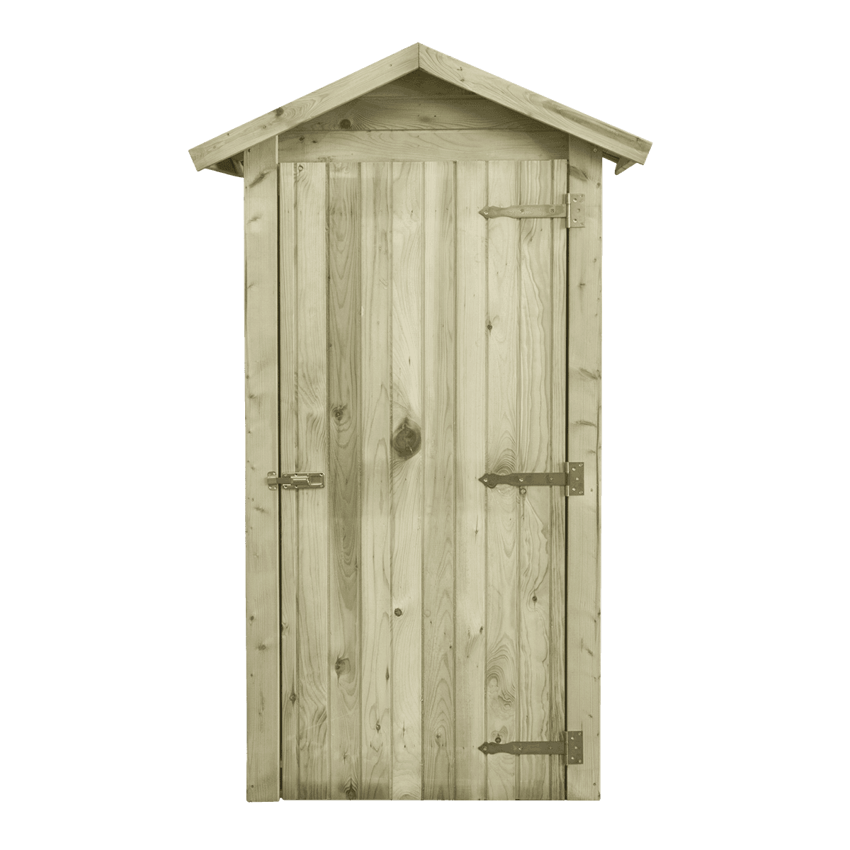 Houten tuinkast tuinberging opbergkast grenen 205x126x68cm