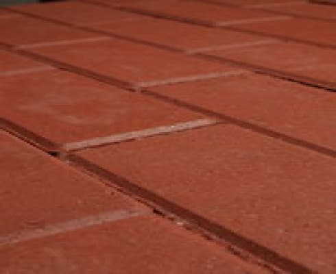 Halve betonklinker rood 11x11cm sierbestrating