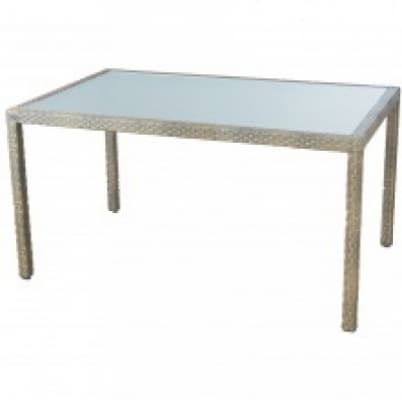 Tuintafel wicker Belcanto 165x100x77cm