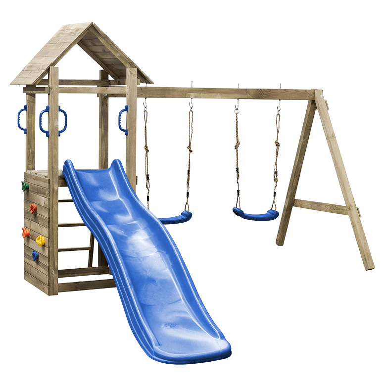 Houten speeltoestel houten schommel Marta 295x160x210cm
