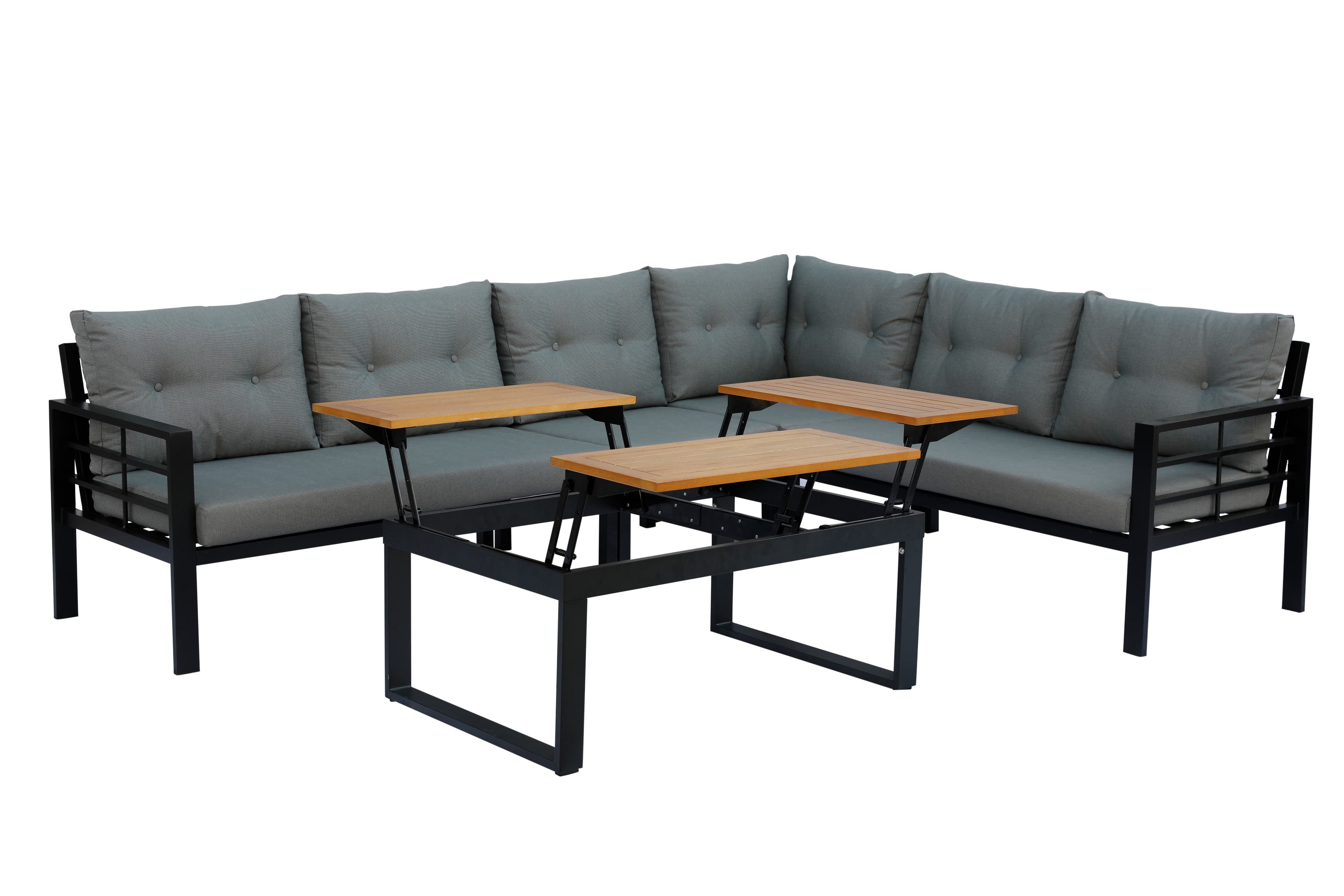 Aluminium loungeset Genua 6 personen