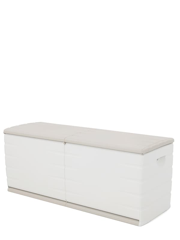Kussenbox opbergbox grijs 153x61x53cm