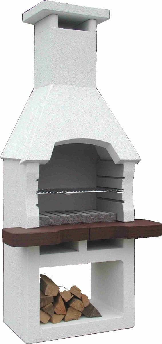 Barbecue beton houtskool bbq nr. 9 (195x93x60cm/300kg)