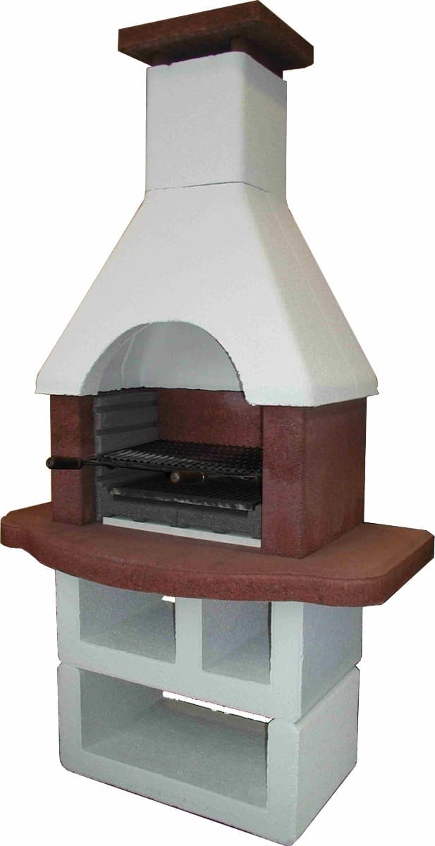 Barbecue beton houtskool bbq nr. 6 (215x120x65cm/460kg)