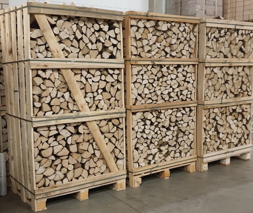 Haardhout openhaardhout ovengedroogd beuken 1x1x1,8m 33cm
