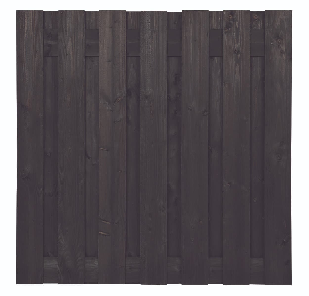 Zwarte schutting Douglas 180x180cm